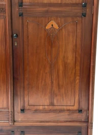 Arts & Crafts Armoire or Wardrobe by Jac. van den Bosch for 't Binnenhuis, 1910